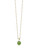 Solid 14k Adjustable Jade Pendant Necklace