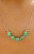 Solid 14k Moving Jade Box Chain Necklace