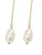 Solid 14k Pearl & Moissanite Hybrid Earring