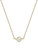 Solitaire Pearl Pendant Necklace