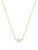 Fixed Single Pearl Pendant Necklace