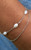Double Layer Silver Pearl Bracelet