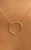 Geometric Circle Necklace