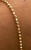 Solid 14k 2mm Faceted Spaced Bead Bracelet