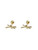 Solid 14k Bow Knot Stud Earrings