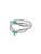 Solid 18k Custom Emerald Ring Enhancer