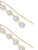 Solid 14k Baroque Pearl Threader Earrings