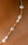 Irregular Baroque Gold Bead String Of Pearl Necklace