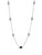 Jade Strand Necklace Silver