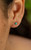 Solid 14k Natural Turquoise Hexagon Birthstone Studs