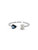 Solid 14k Sapphire & Moonstone Birthstone Ring