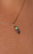 Solid 14k Tanzanite & Turquoise Birthstone Pendant