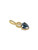 Solid 14k Sapphire & Moonstone Birthstone Pendant