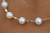 Waterfall Chain Pearl Strand Necklace