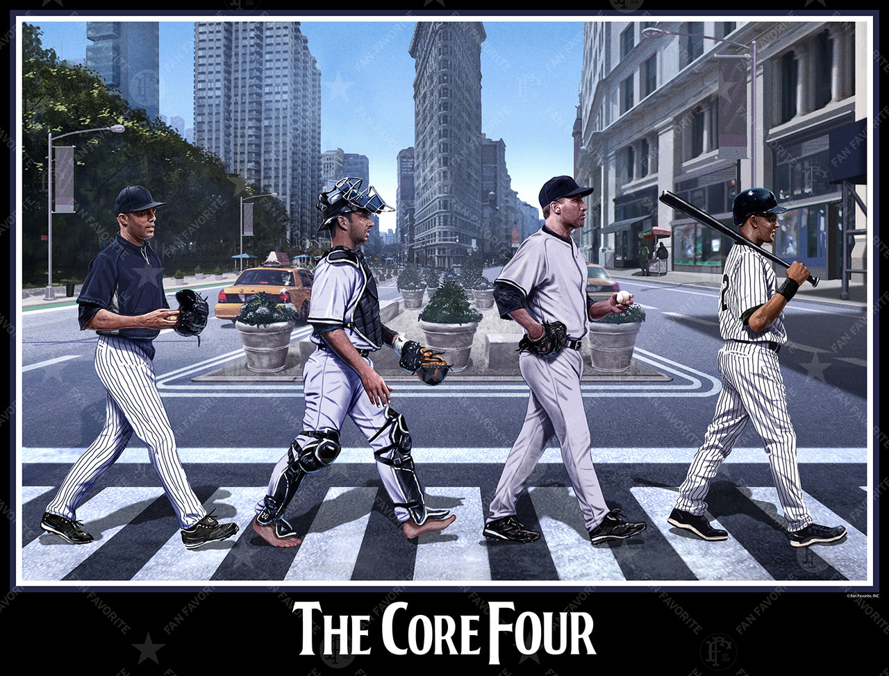 yankees core four shirt