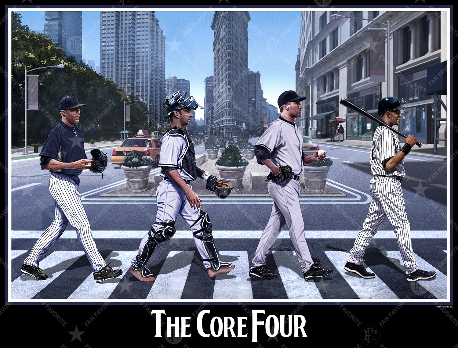 yankees core four shirt