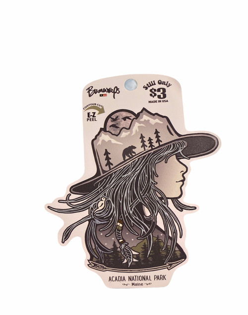 MTN GIRL STICKER
