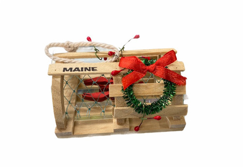 LOBSTER TRAP ORNAMENT 