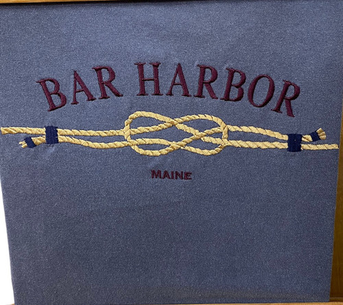 ROPE EMB. DENIM T-SHIRT