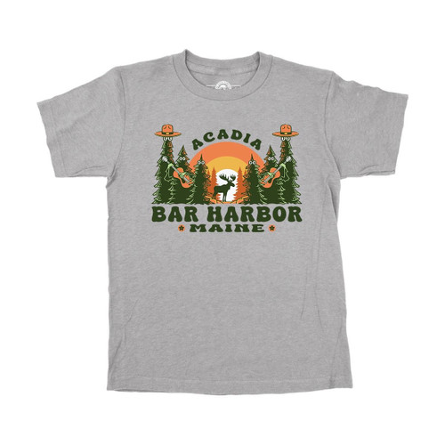 KIDS PINE TREE FRIENDS MOOSE T-SHIRT