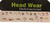 BLACK HEADWEAR/MASK