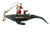 SANTA ON HUMPBACK ORNAMENT