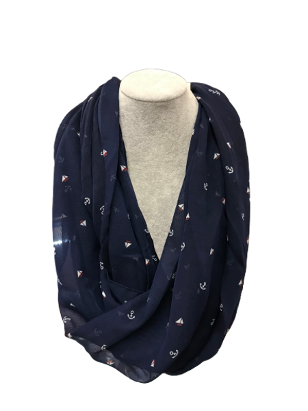 ANCHOR ALL OVER SCARF