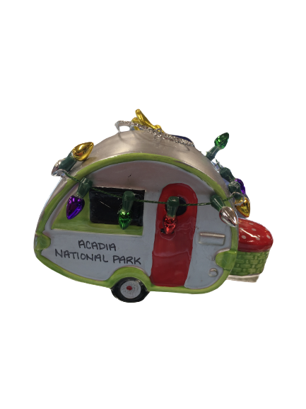 CAMPER WITH LIGHT ORNAMENT