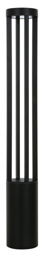 Textured black IP65 bollard