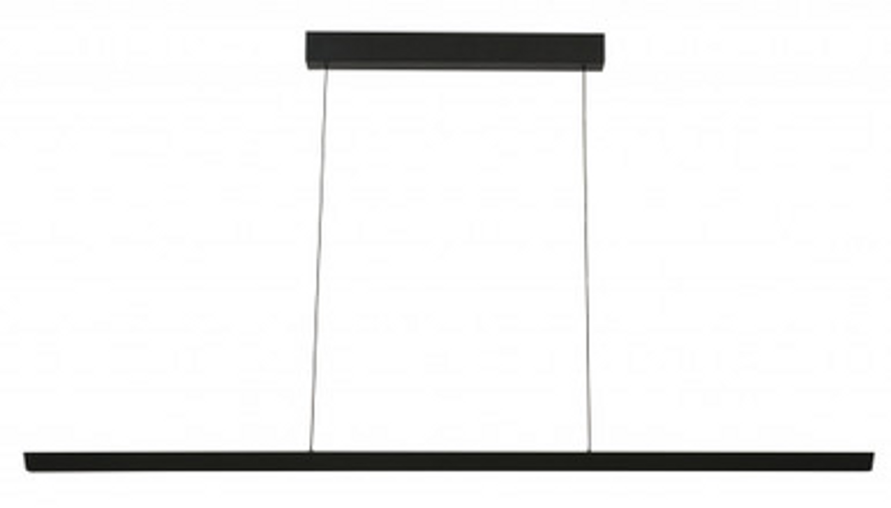 Black 1.8m linear pendant