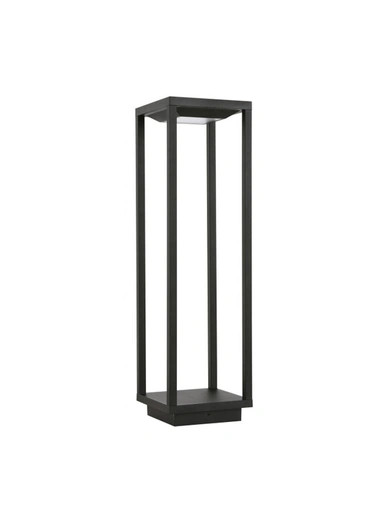 Black textured finish bollard 24v