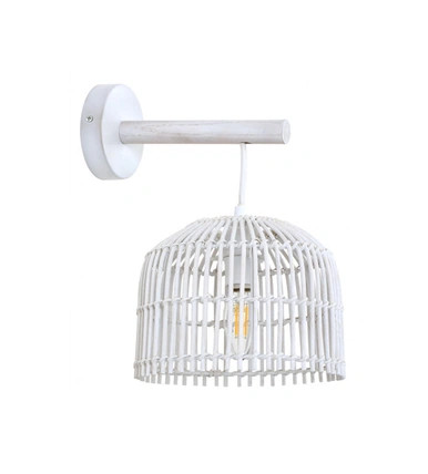 White woven wall light
