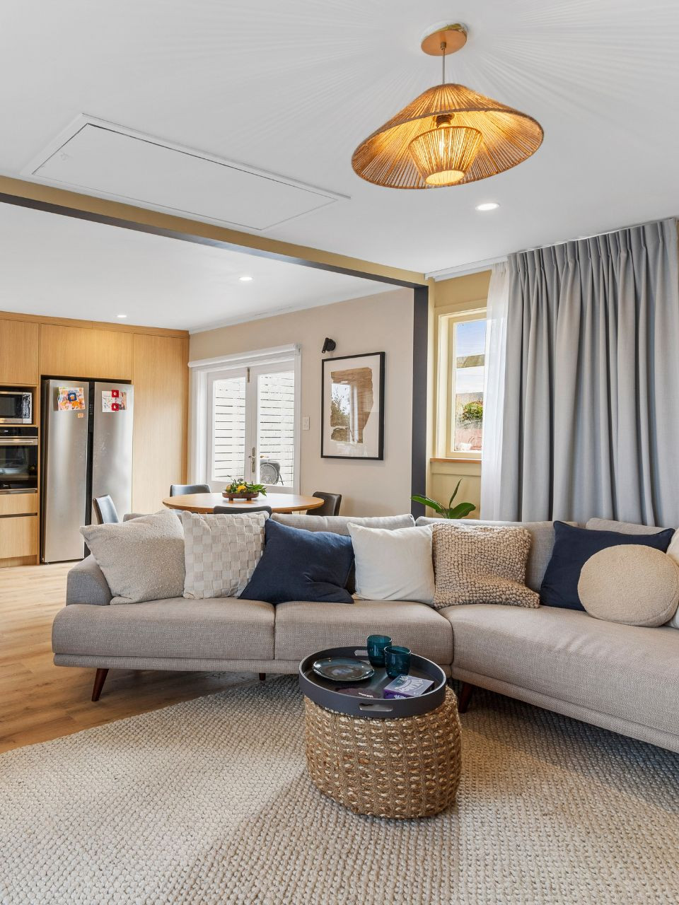 Garcia 500mm Twin Pendant Natural | Lighting Direct