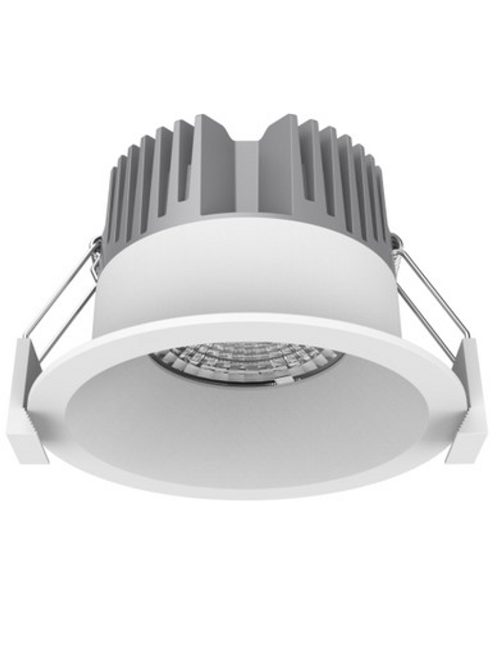 White fixed downlight