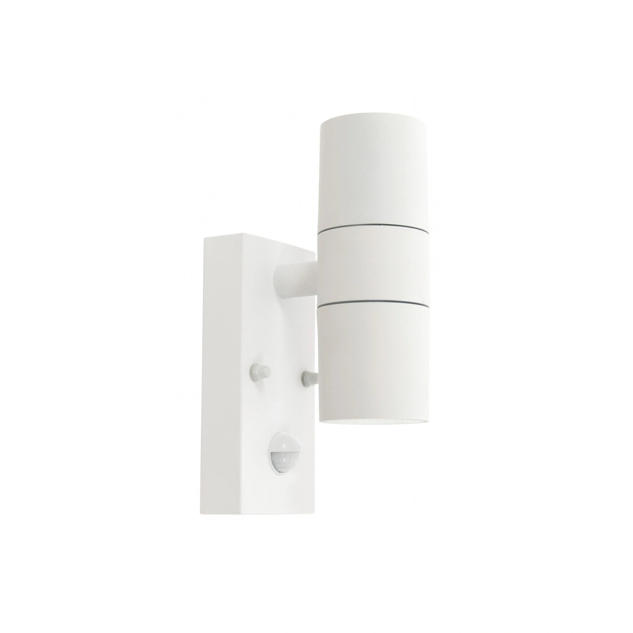 White wall light with sensor