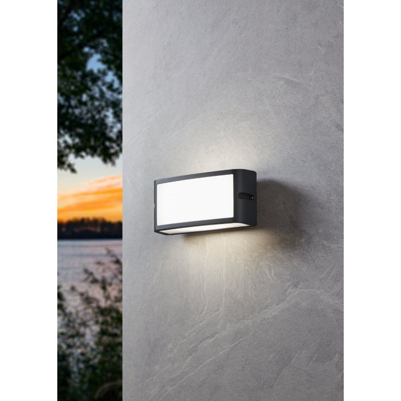 Black exterior light, outside light, IP54 rated light, LED wall light