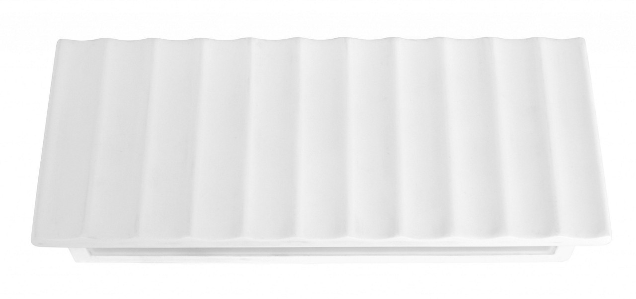 White gypsum wall light
