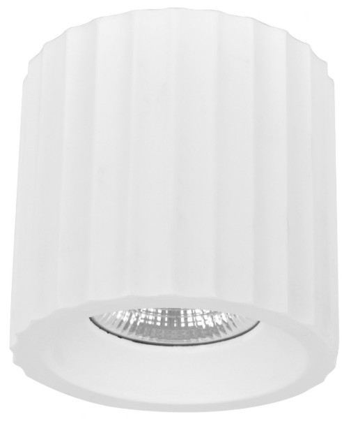White gypsum ceiling mounted downlight