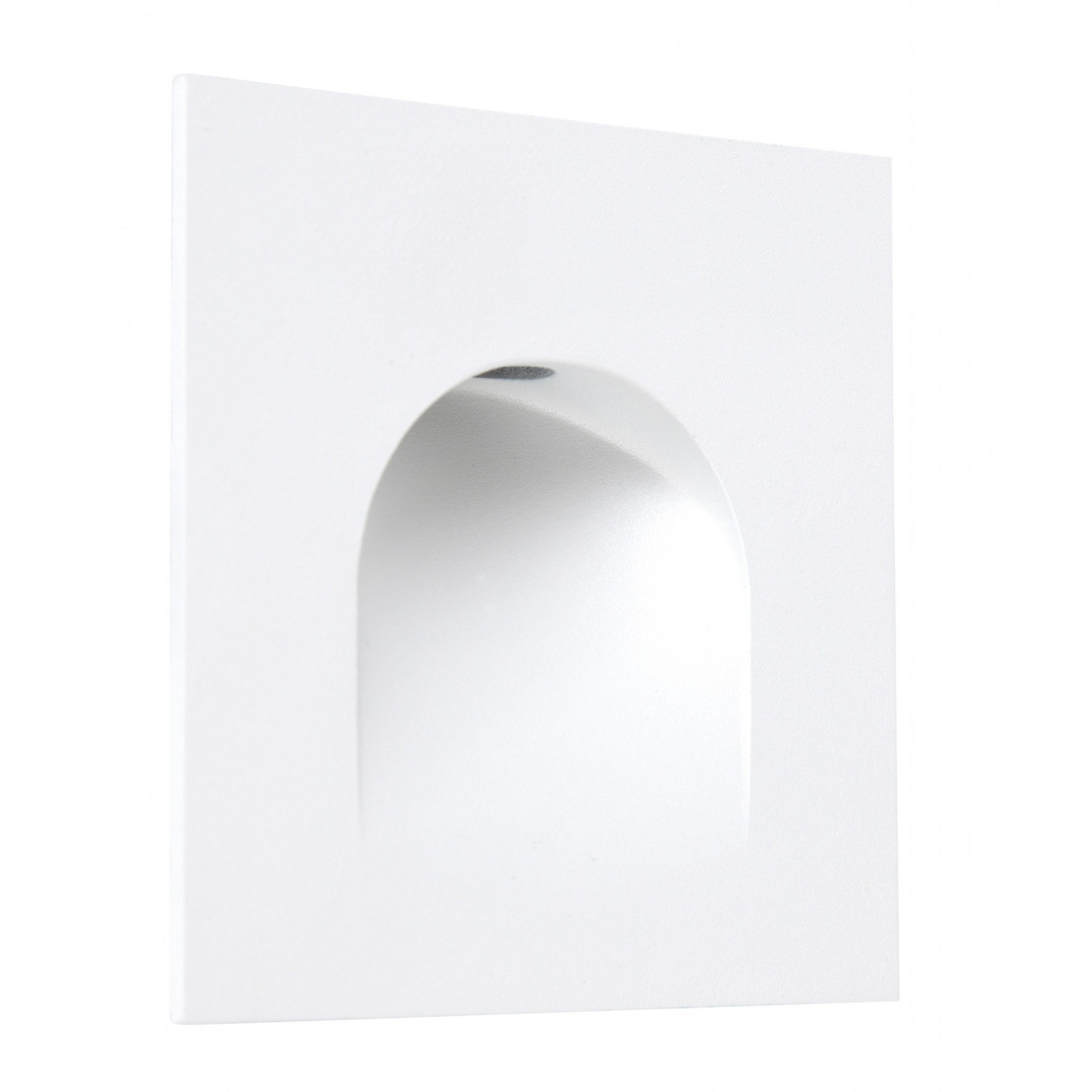 Arch-style steplight in white