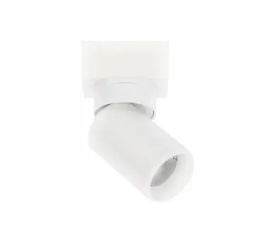 White adjustable spotlight for our Magnetic Track series