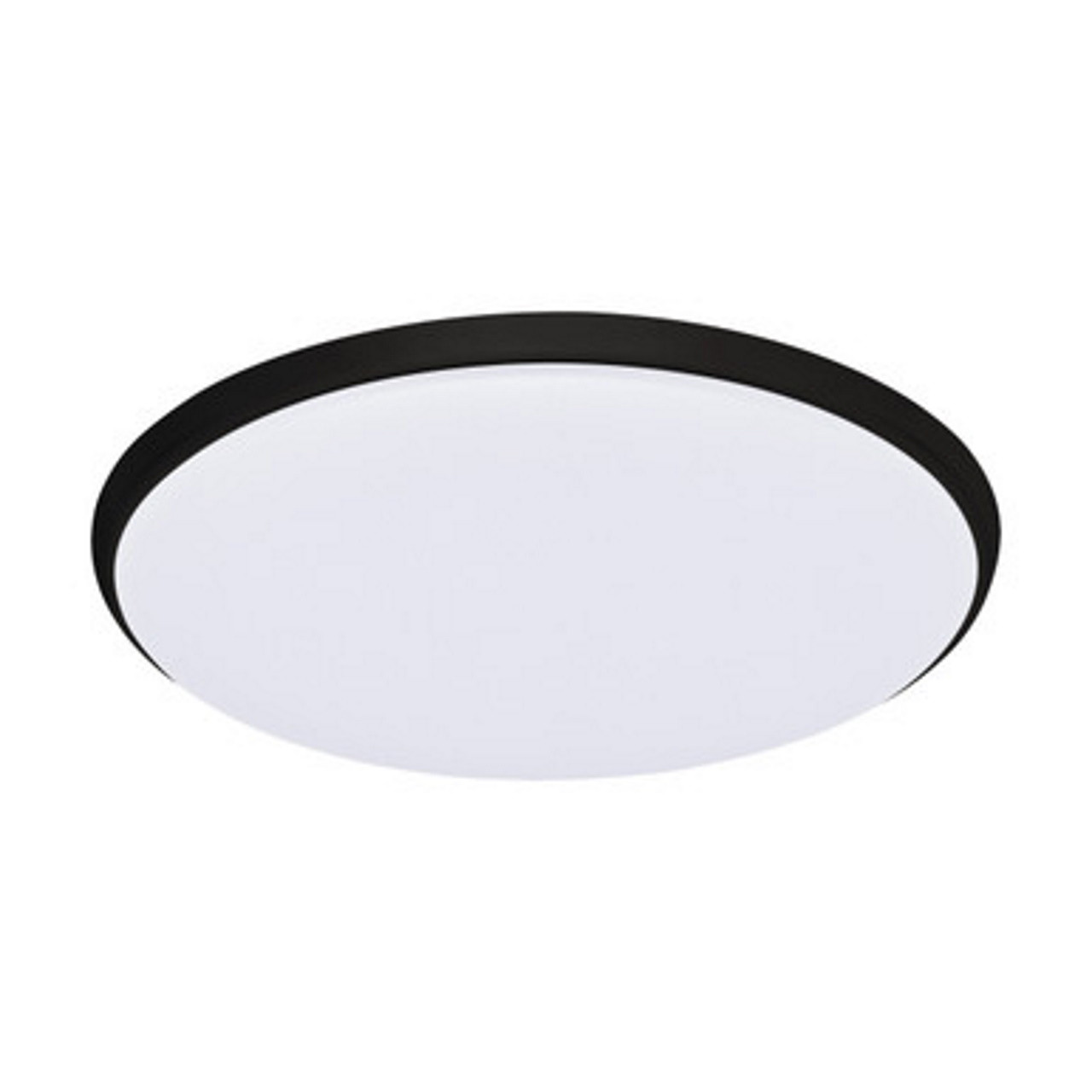 Black 400mm LED ceiling mount