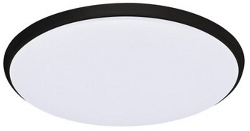 Black 400mm LED ceiling mount