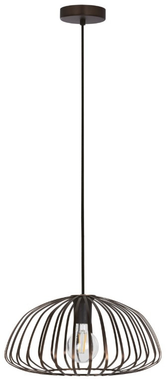 Medium bronze cage pendant