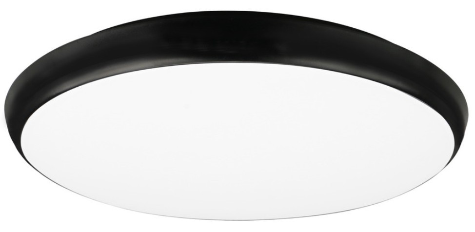 Black 250mm LED ceiling mount