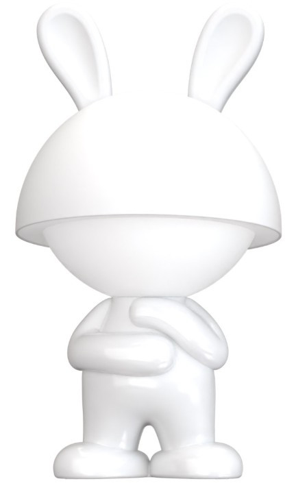 Novelty thinking boy night light white