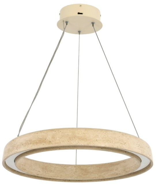 Travertine 550mm pendant