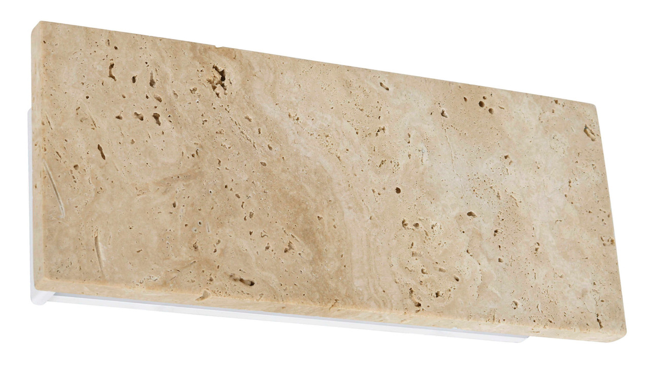 Travertine LED wall light