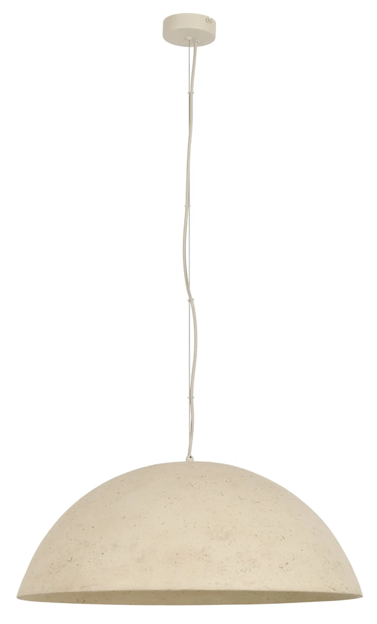 Natural 600mm pendant with stone finish