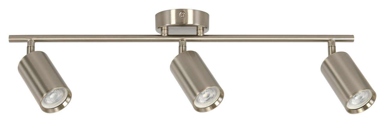 Brushed chrome 3 bar spotlight