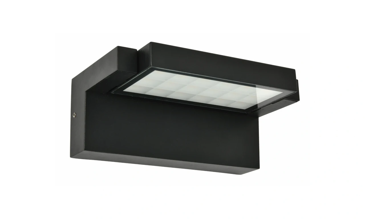 Black tiltable IP65 flood light